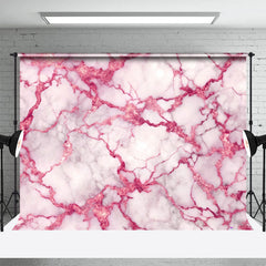 Lofaris Rose Red Cracked Grey Marble Photography Backdrop