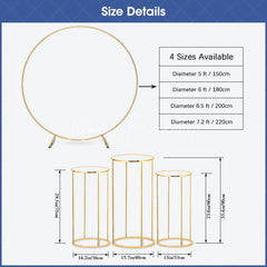 Lofaris Round Backdrop Pink Glitter Slime Drip Cover Paint Splash Circle Background Girls Art Theme Birthday Party Decoration