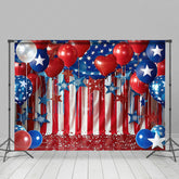 Lofaris Round Heart Shape Balloons Flags Cake Smash Backdrop