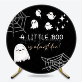 Lofaris Round Little Boos Halloween Baby Shower Backdrop