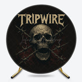 Lofaris Round Tripwire Skull Scary Happy Halloween Backdrop