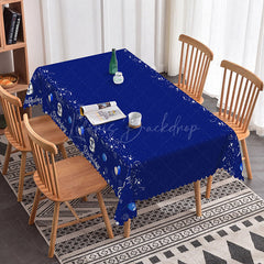 Lofaris Royal Blue 9th Boy Birthday Rectangle Tablecloth