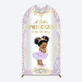 Lofaris Royal Glitter Little Princess Baby Shower Arch Backdrop