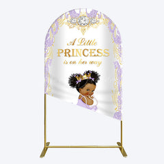 Lofaris Royal Glitter Little Princess Baby Shower Arch Backdrop