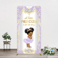 Lofaris Royal Glitter Little Princess Baby Shower Rectangle Backdrop