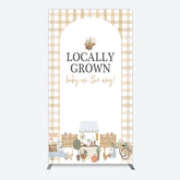 Lofaris Rural Locally Grown Baby On The Way Rectangle Backdrop