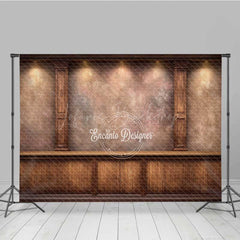 Lofaris Rustic Bar Interior with Textured Wall Combo Set Backdrop for Professional Studio and Portrait Photography