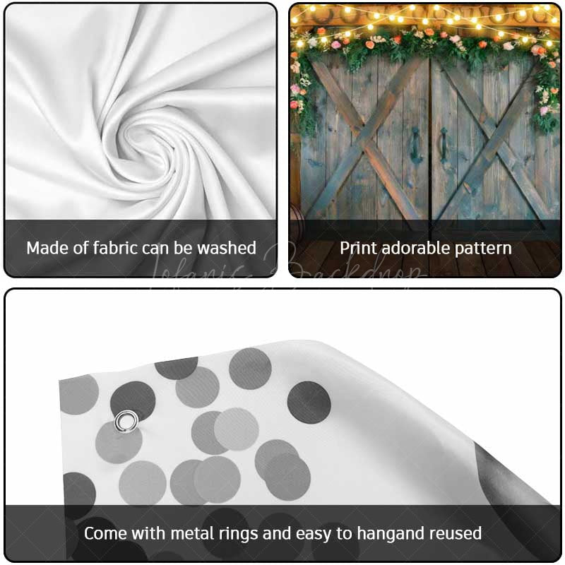 Lofaris Rustic Barn Western Cowboy Floral Garage Door Banner