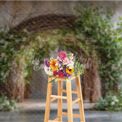 Lofaris Rustic Branch Arch Photography Backdrop Natural Greenery and Twigs Fine Art Maternity Photo Background