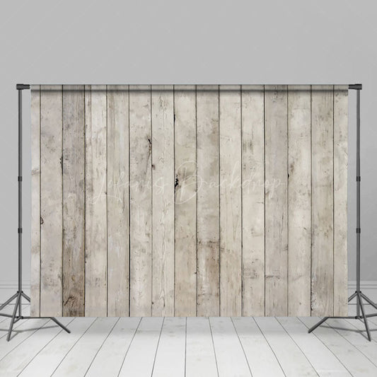 Lofaris Rustic Natural Gray Wooden Wall Panel Gaps Backdrop
