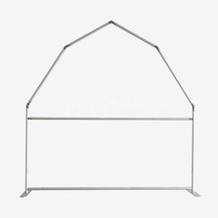 Lofaris Rustic Red White Farm House Barn Door Arch Backdrop