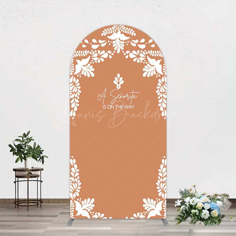 Lofaris Rustic Senorita Mexican Baby Shower Arch Backdrop