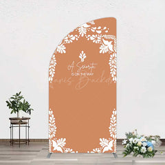 Lofaris Rustic Senorita Mexican Baby Shower Half Moon Arch Backdrop