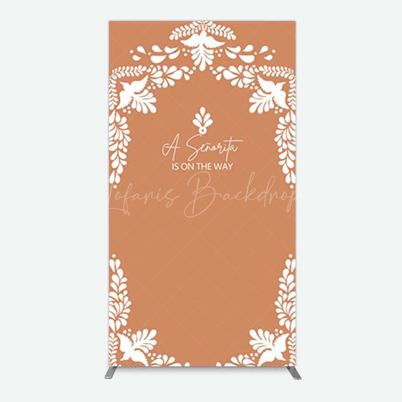 Lofaris Rustic Senorita Mexican Baby Shower Rectangle Backdrop