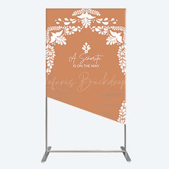Lofaris Rustic Senorita Mexican Baby Shower Rectangle Backdrop