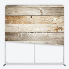 Lofaris Rustic Weathered Wood Plank Square Double-Sided Backdrop Natural Farmhouse Photography Background