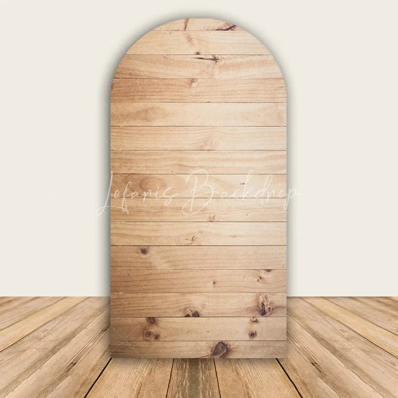 Lofaris Rustic Wood Arch Backdrop Farmhouse Wooden Wall Photo Prop Country Wedding Bridal Shower Decor