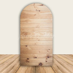 Lofaris Rustic Wood Arch Backdrop Farmhouse Wooden Wall Photo Prop Country Wedding Bridal Shower Decor