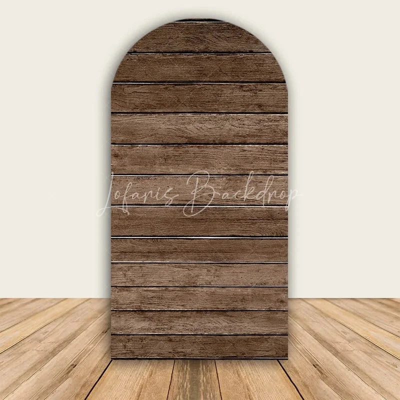 Lofaris Rustic Wood Arch Backdrop Farmhouse Wooden Wall Photo Prop Country Wedding Bridal Shower Decor