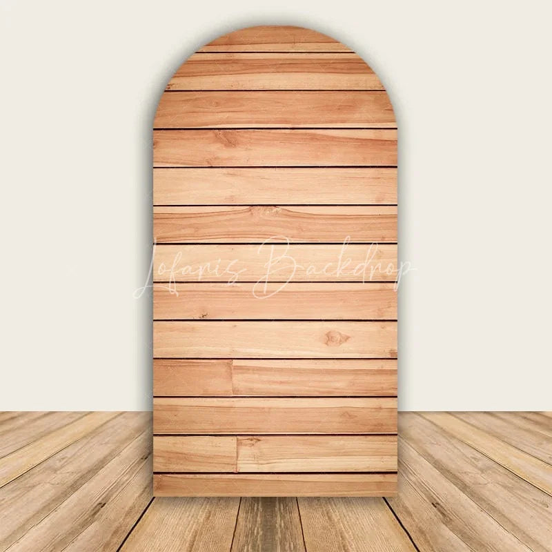 Lofaris Rustic Wood Arch Backdrop Farmhouse Wooden Wall Photo Prop Country Wedding Bridal Shower Decor