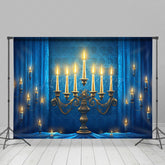 Lofaris Sacred Candle Lamp Stand Curtain Photography Backdrop