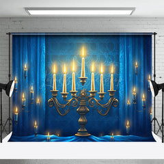 Lofaris Sacred Candle Lamp Stand Curtain Photography Backdrop