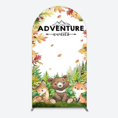 Lofaris Safari Adventure Awaits Baby Shower Arch Backdrop