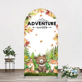 Lofaris Safari Adventure Awaits Baby Shower Arch Backdrop