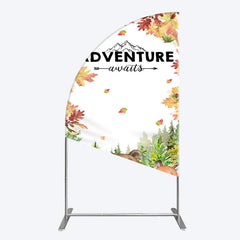 Lofaris Safari Adventure Awaits Baby Shower Half Moon Arch Backdrop