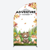 Lofaris Safari Adventure Awaits Baby Shower Half Moon Arch Backdrop