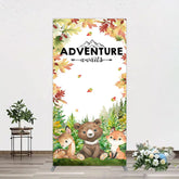 Lofaris Safari Adventure Awaits Baby Shower Rectangle Backdrop