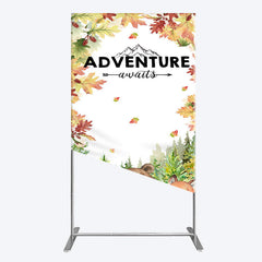 Lofaris Safari Adventure Awaits Baby Shower Rectangle Backdrop