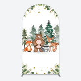 Lofaris Safari Jungle Mountain Baby Shower Arch Backdrop