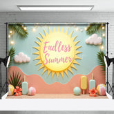 Lofaris Sandy Beach Endless Summer Cake Smash Photo Backdrop