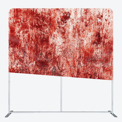 Lofaris Scary Red Scratches Halloween Pillow Case Backdrop