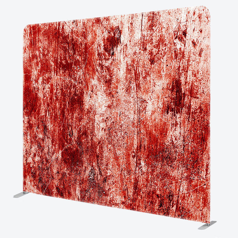 Lofaris Scary Red Scratches Halloween Pillow Case Backdrop