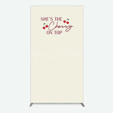 Lofaris She Is The Cherry On Top Bridal Shower Rectangle Backdrop