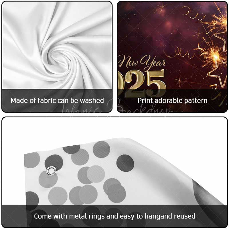 Lofaris Shining Star Sparks Romantic 2025 Garage Door Banner