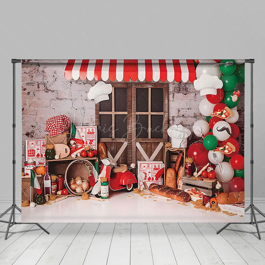 Lofaris Shop Theme Christmas Cake Smash Photography Backdrop