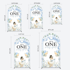 Lofaris Silly Goose Balloon Bow First Birthday Arch Backdrop
