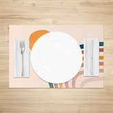 Lofaris Simple Abstract Galaxy Sun Pattern Set Of 4 Placemats