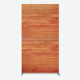 Lofaris Simple Brown Wooden Happy Birthday Rectangle Backdrop
