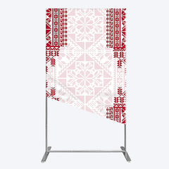 Lofaris Simple Slovakia Pattern Happy Birthday Rectangle Backdrop