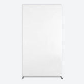 Lofaris Simple Solid Color White Theme Party Rectangle Backdrop