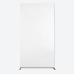 Lofaris Simple Solid Color White Theme Party Rectangle Backdrop