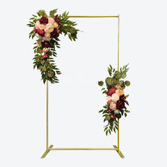 Lofaris Simple Solid Color White Theme Party Rectangle Backdrop