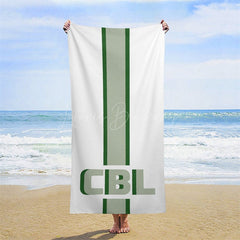 Lofaris Simple Stripe Summer Custom Name Beach Towel For Boy