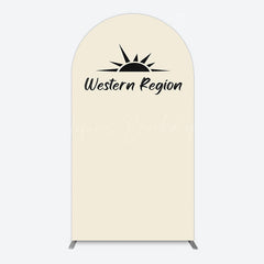 Lofaris Simple Vibe Western Region Birthday Arch Backdrop
