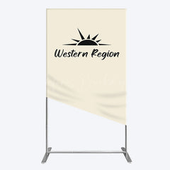 Lofaris Simple Vibe Western Region Birthday Rectangle Backdrop
