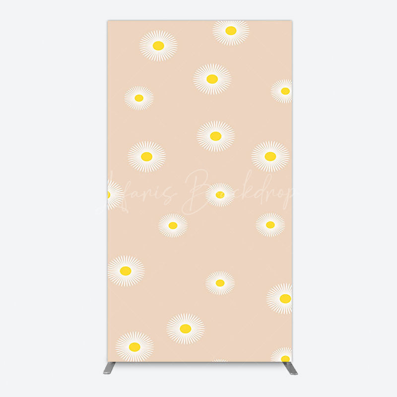 Lofaris Simple White Blooming Flowers Birthday Arch Backdrop
